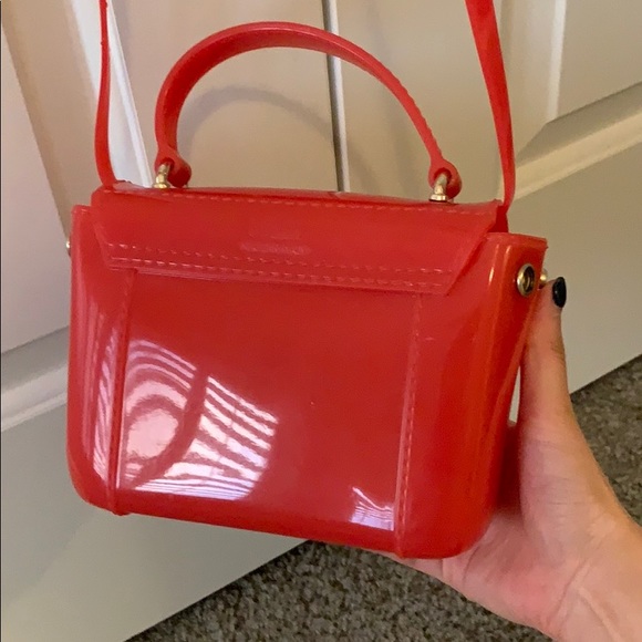Red Furla bag - Picture 3 of 5